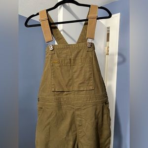 NWOT, green REI overalls